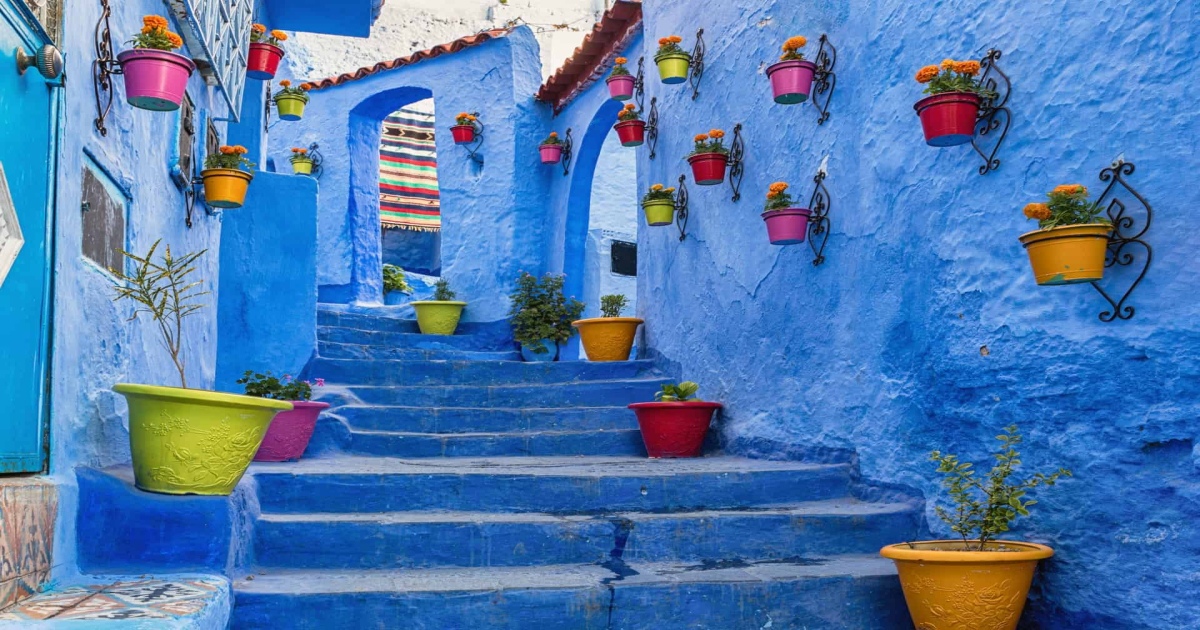 Excursión de 2 días de Tánger a Chefchaouen, la perla azul de Marruecos.