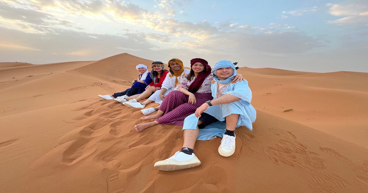 Excursión de 3 días por el desierto de Marrakech a Fez pasando por las dunas de Merzouga