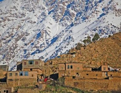 Las montañas del Atlas con nuestro blog