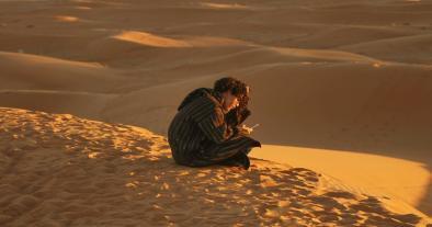 La gente de Marruecos en el desierto