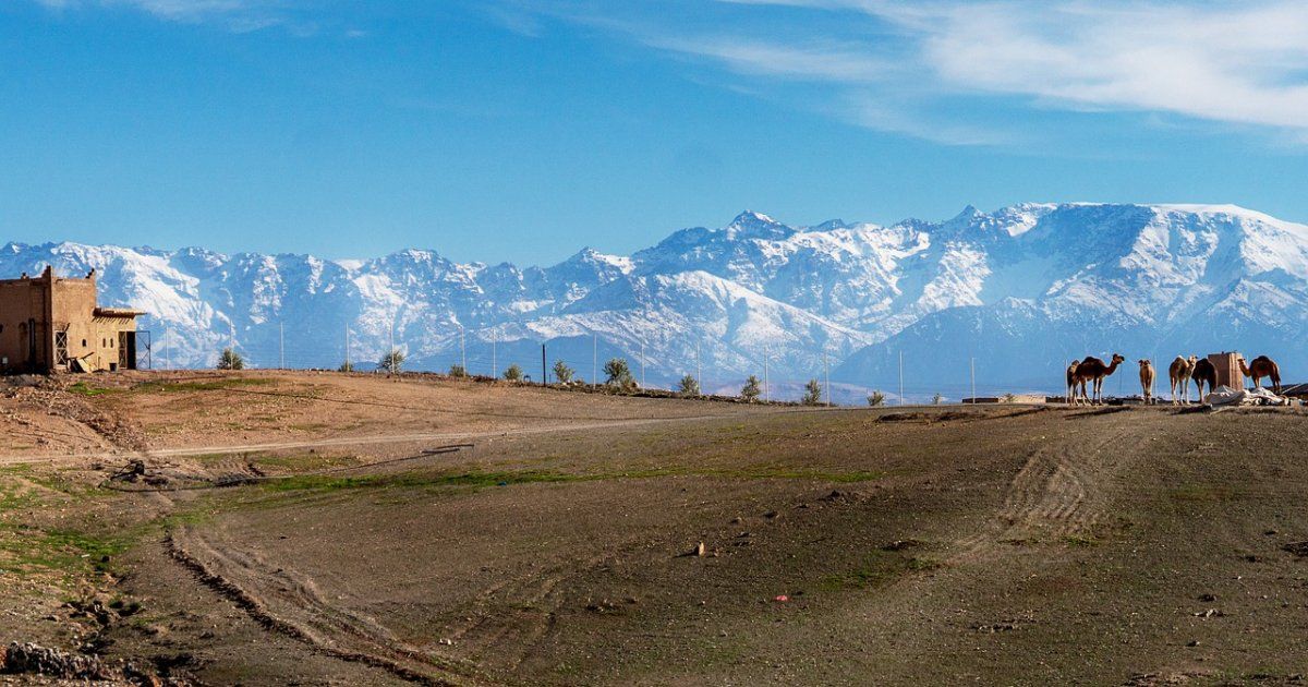 El desierto de Agafay en Marruecos