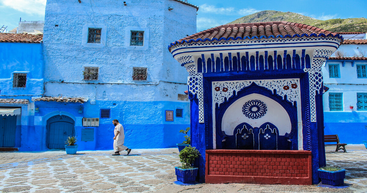 Chefchaouen, la città blu, nel tour di 2 giorni da Tangeri