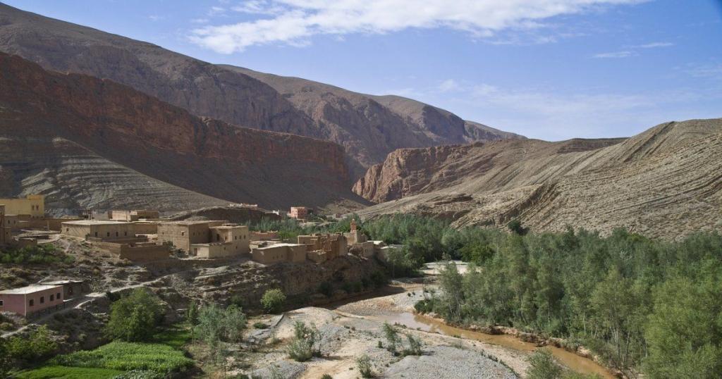 Valle del Dades nel sud del Marocco