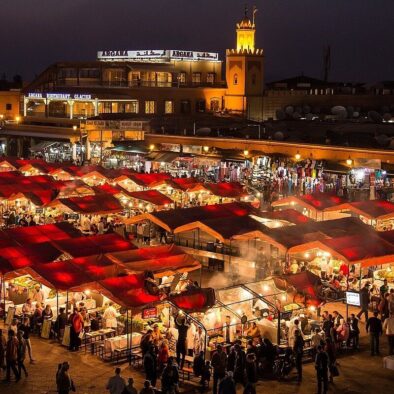 One week Tangier to Marrakech tour: Jemaa el Fna square