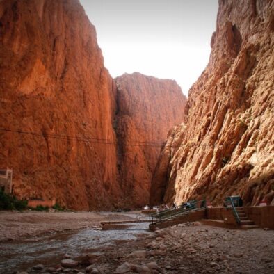 Todra gorges on a 7 days morocco tour from Marrakech to Fes