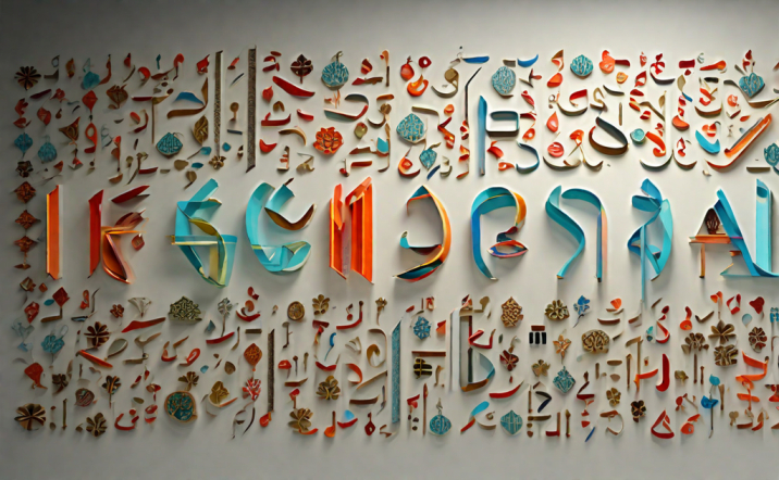 Languages of Moroccans, Arabic wrtiting on a wall