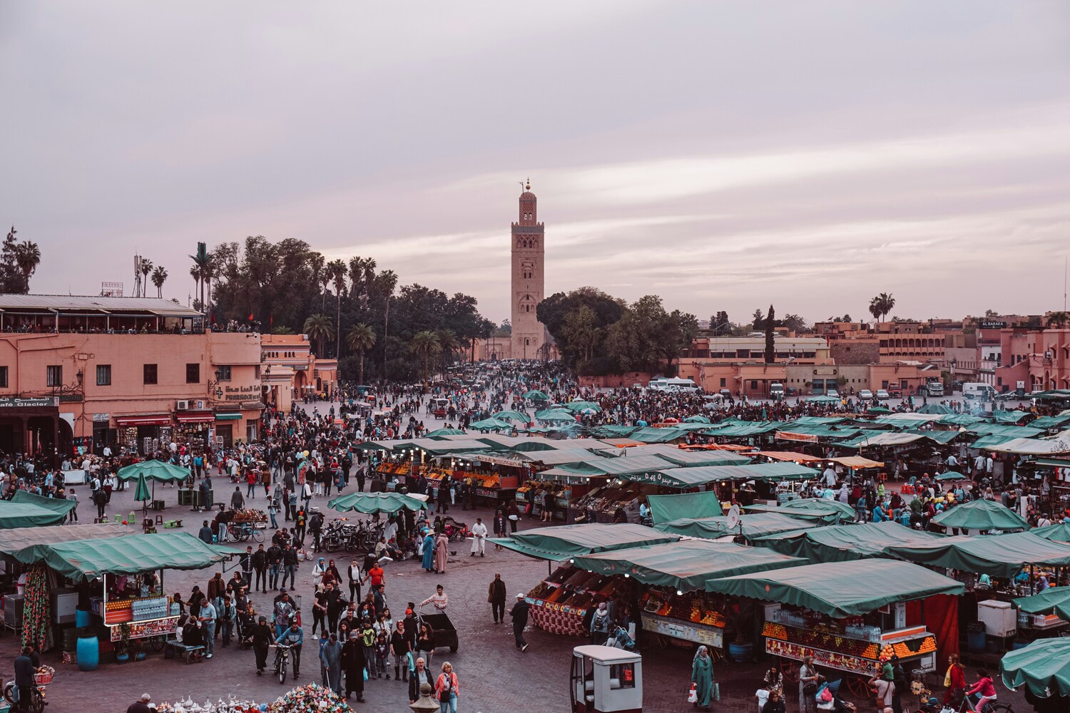 Plaza Jemaa el fna en Marrakech
