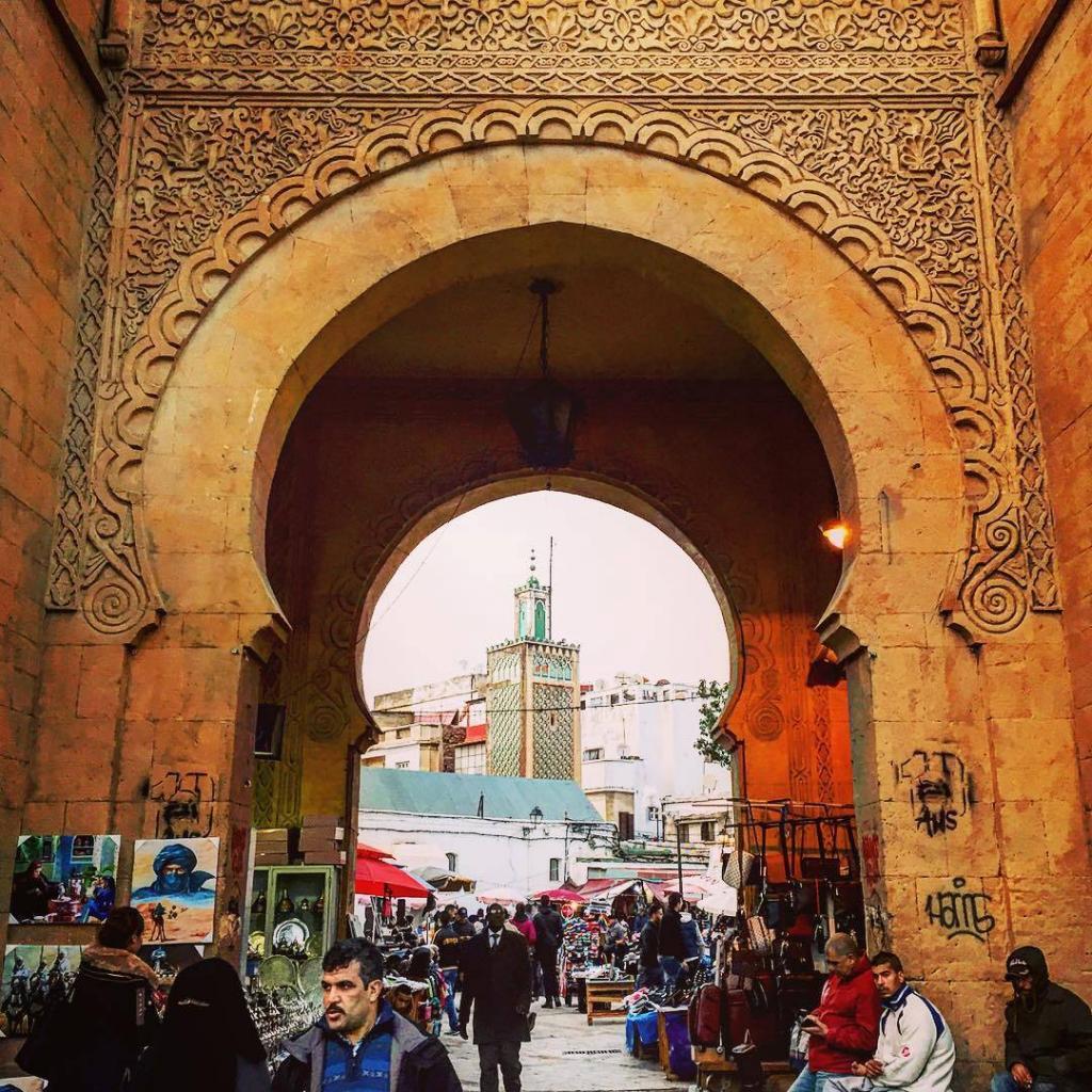 The old Medina in Casablanca, the best thing to do here is to walk along it's old walls