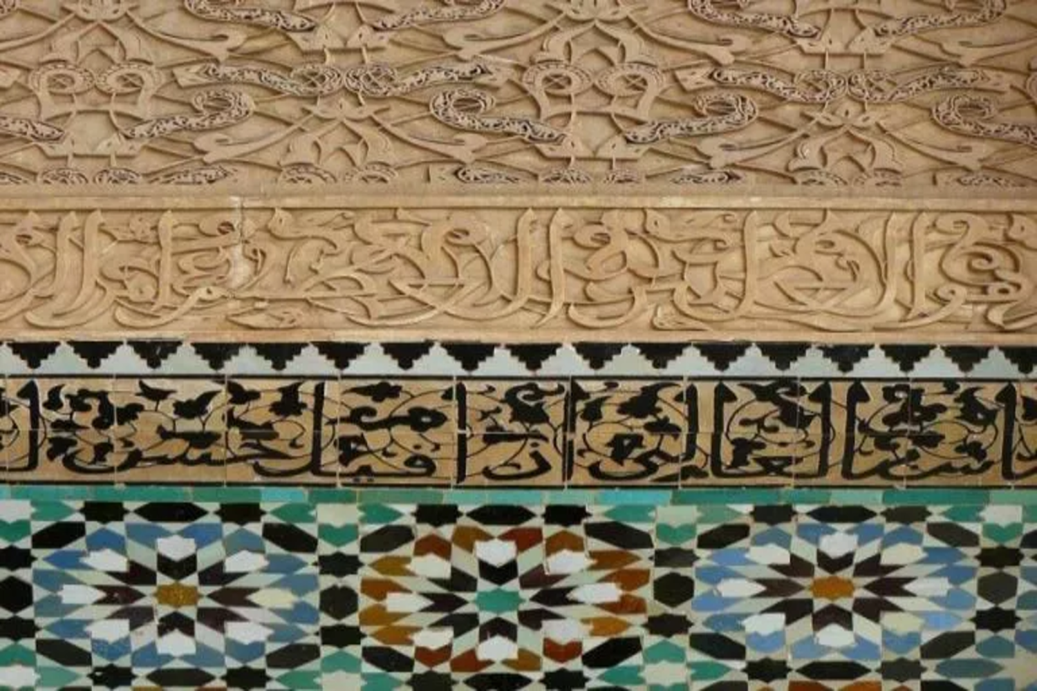 Mapa de las regiones lingüísticas de Marruecos con árabe, bereber, francés y español