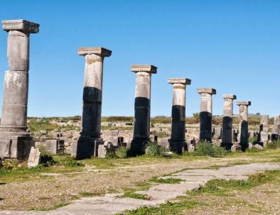 The site of roman ruins Volubilis