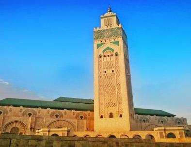 Hassan II mosque, one of the top things to do in casablanca is to visit here