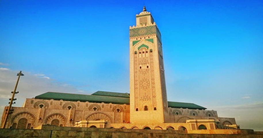 Hassan II mosque, one of the top things to do in casablanca is to visit here