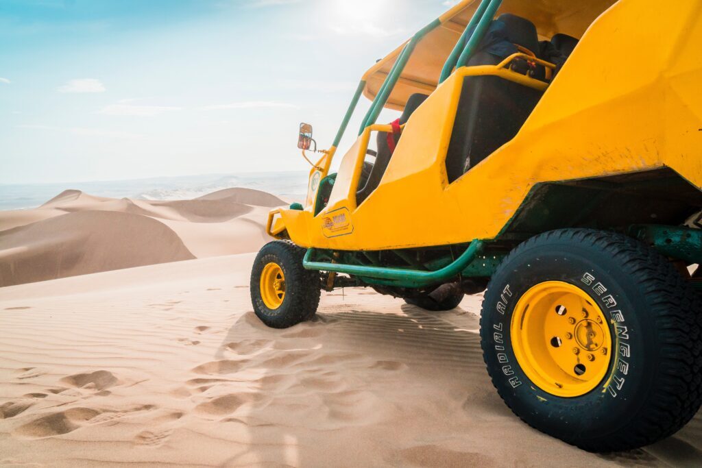 Taking he buggy on the Erg Chebbi dunes is one of the best things to do in Merzouga desert