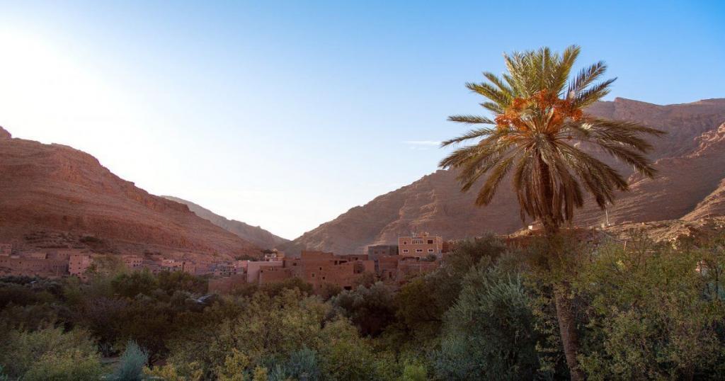 Gargantas del Todgha en Tinghir Marruecos
