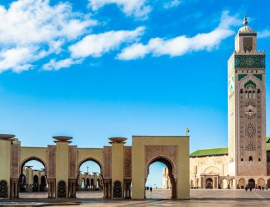 The Hassan II mosque