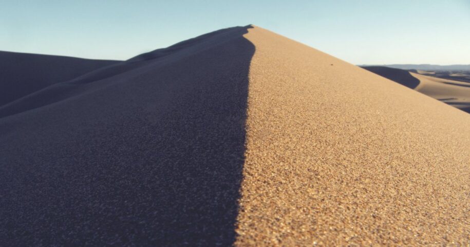 The desert dunes of Erg Chigaga
