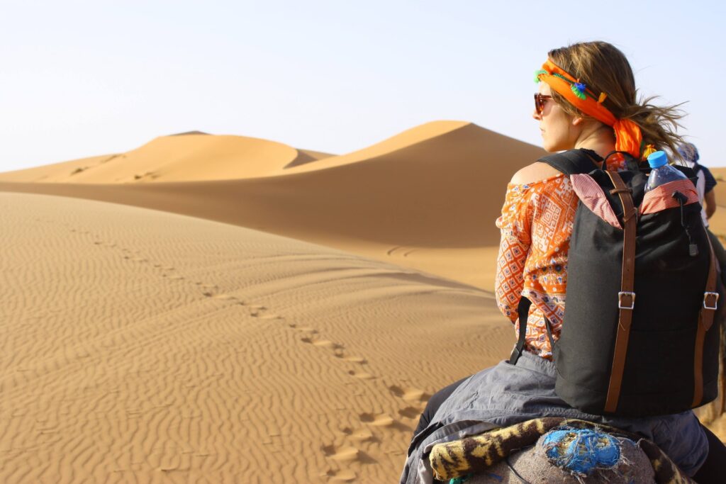 Solo vrouw die veilig reist in Marokko