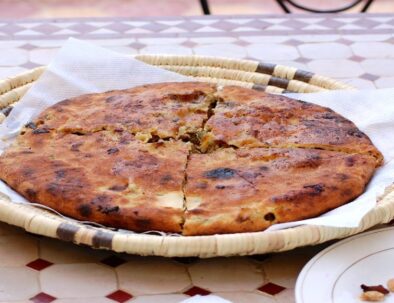 The Authentic Medfouna or Berber Pizza in Morocco