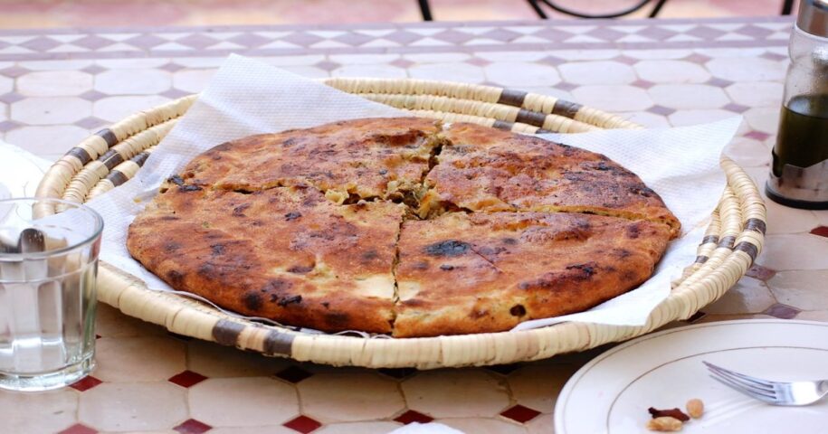 The Authentic Medfouna or Berber Pizza in Morocco