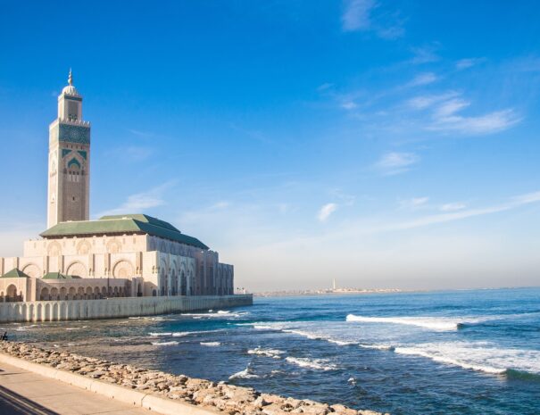 Casablanca, Mosque and beach tour