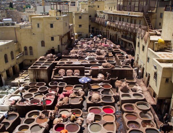 Fes tanneries tours in Morocco