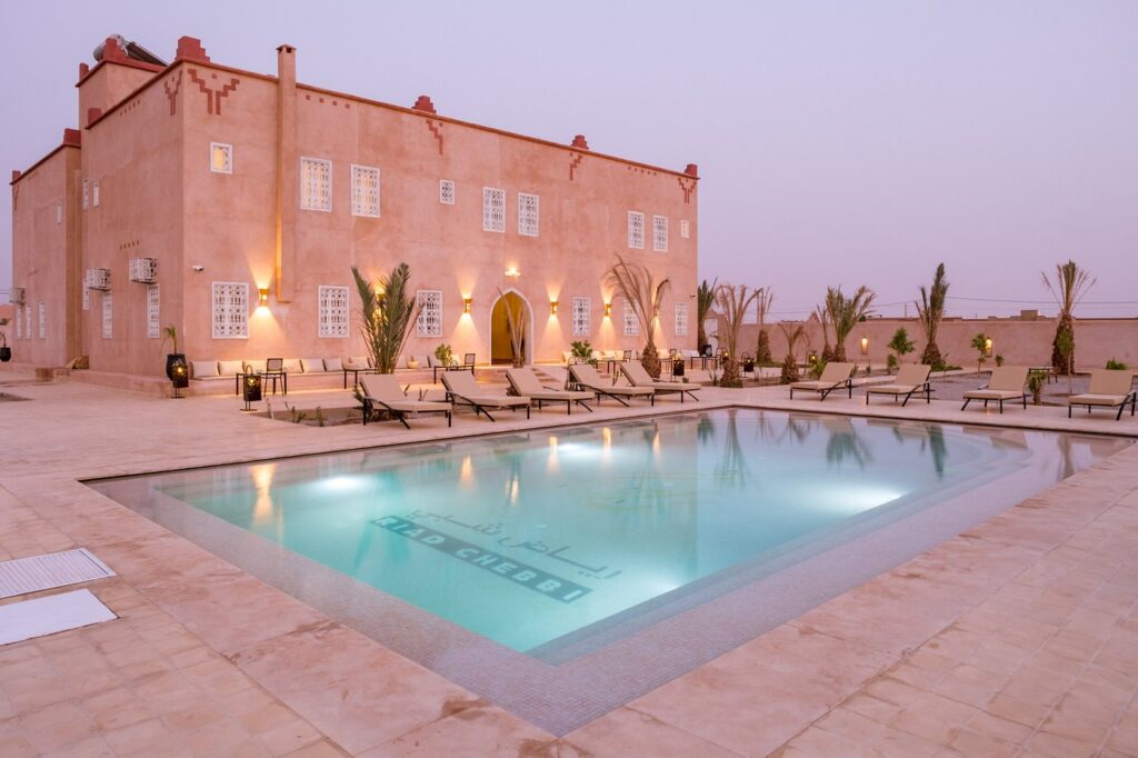 Riad Chebbi in Merzouga desert, traditional house