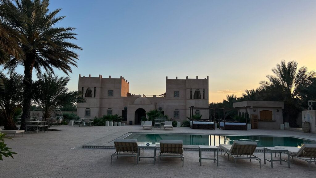 A hotel with a swimming pool in Morocco