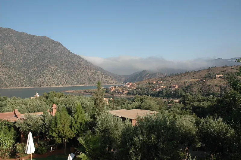 Ouirgane Valley in The Atlas Mountains of Morocco