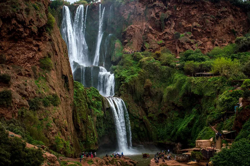 Cascate di Ouzoud nelle montagne del Medio Atlante