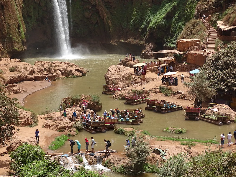 El fondo de las cascadas