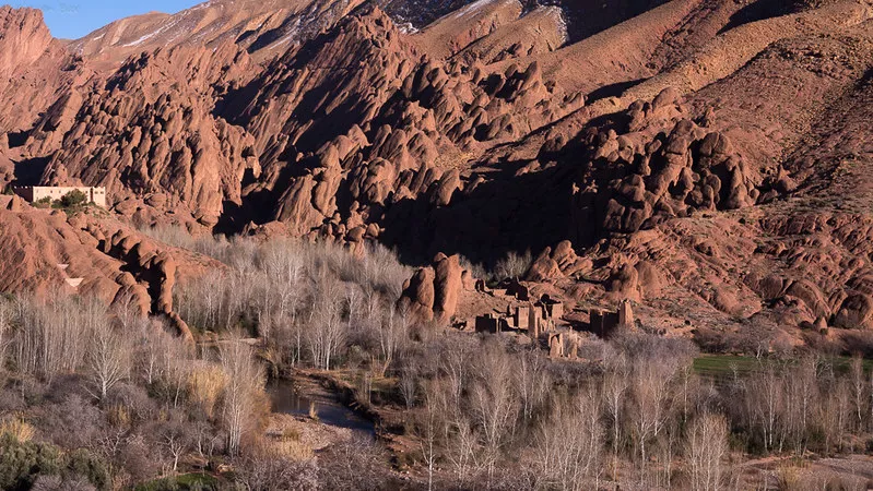 Monkey Toes, fingers mountain in Morocco