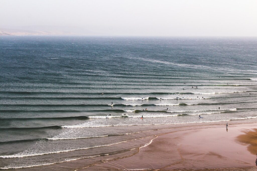 Playa de Taghazout, cerca de Marrakech