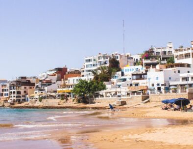 Taghazout beach in Morocco