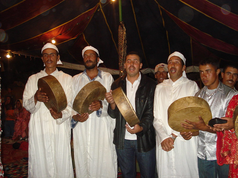 Musica e danza Ahidous in Marocco