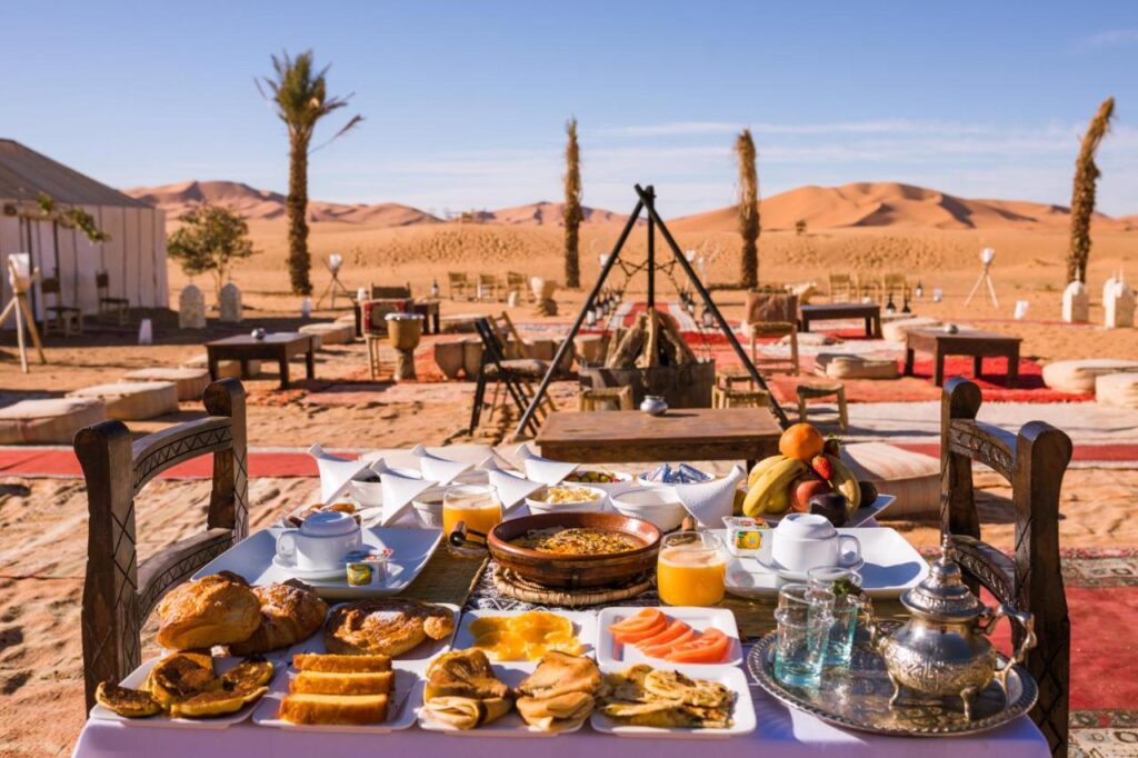 Located in the heart of the breathtaking Merzouga Sands, Orient Desert Camp