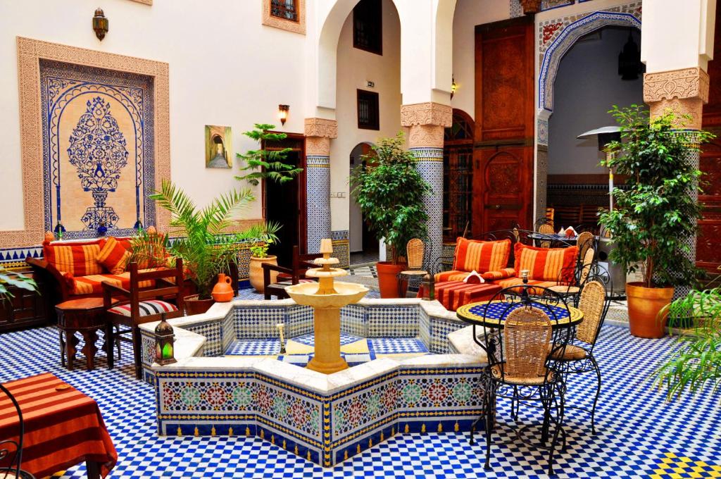 a traditional hotel in Morocco