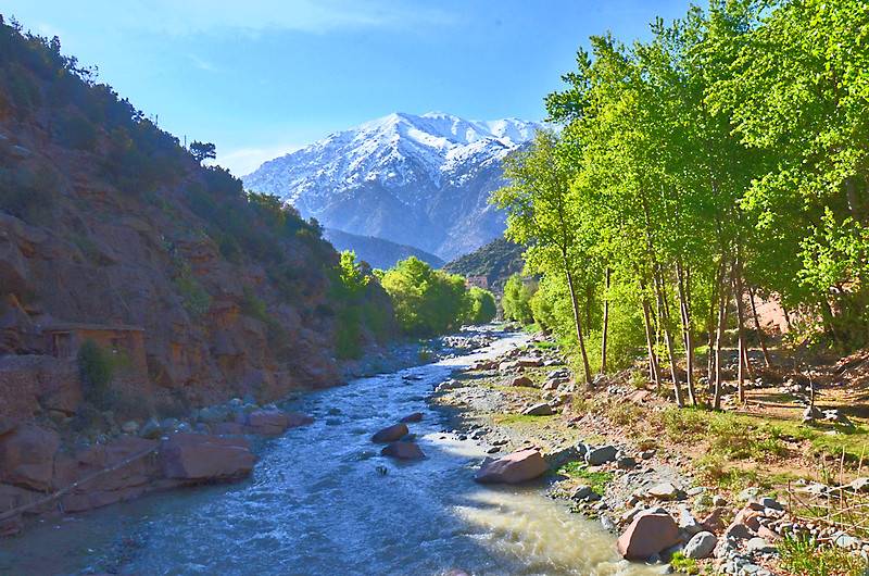 Where does tap water come from in Morocco?