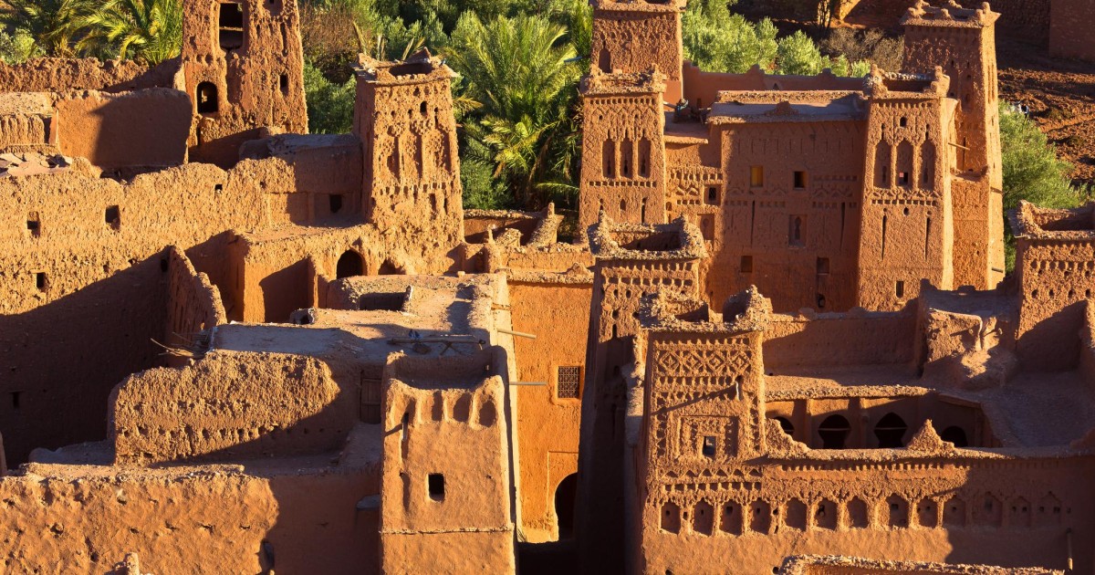 Ait Benhaddou in Morocco during December