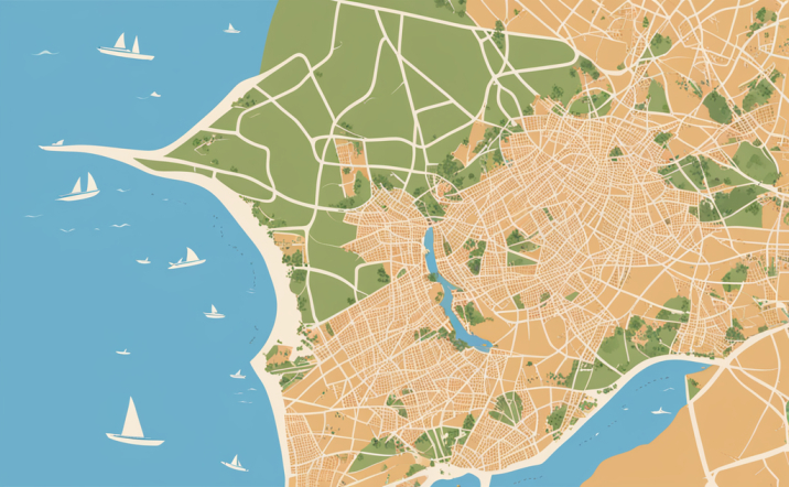 Tapiz geográfico de Casablanca