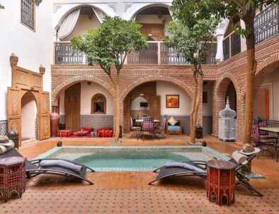 A Riad in Morocco: small hotels with a garden