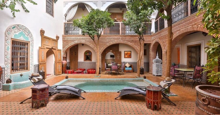 A Riad in Morocco: small hotels with a garden