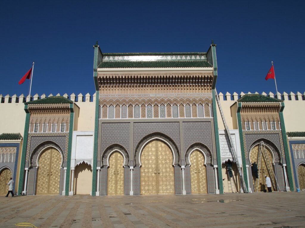 King palace: difference between Marrakech and Fes