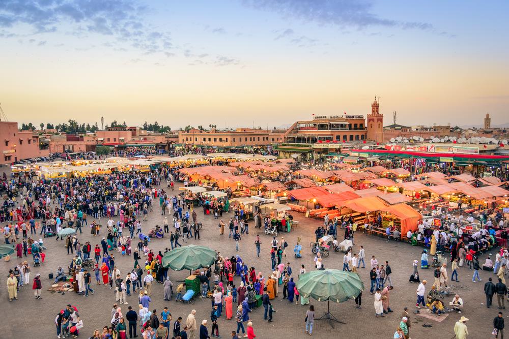 Jamaa El Fna en Marrakech