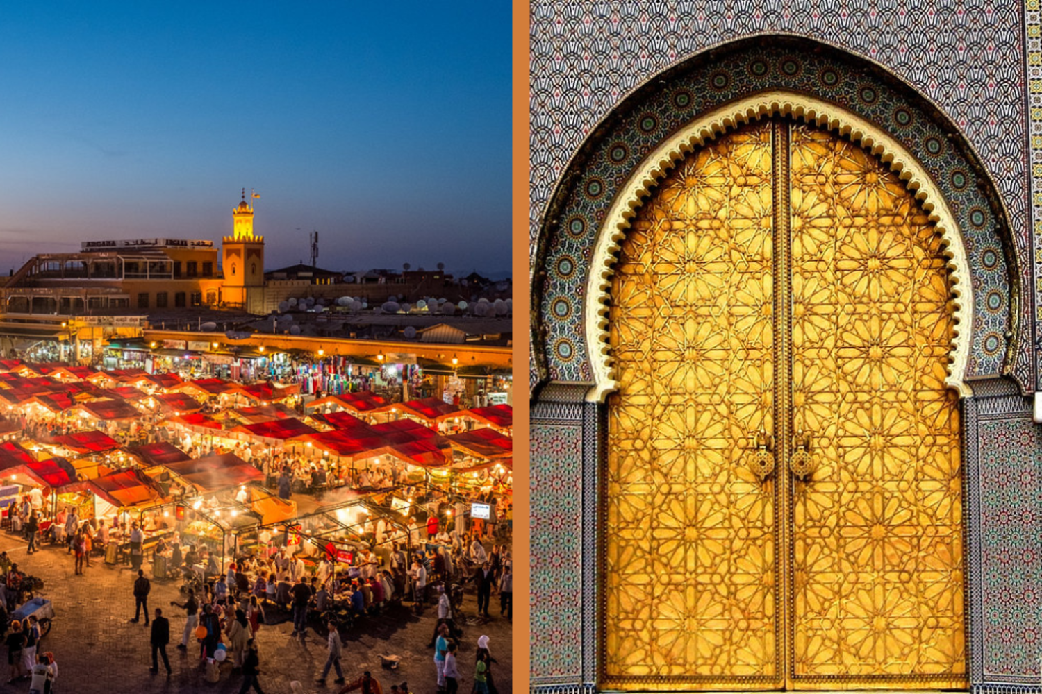 Marrakech en comparación con Fez.