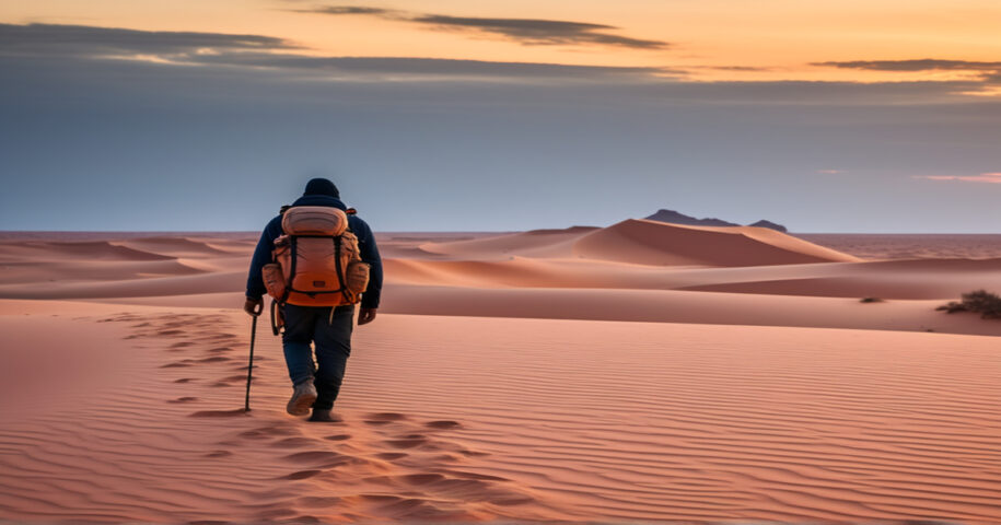 A Backpacker In The Merzouga Desert 374957496 915x480 