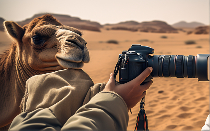 Capturing the camel experience through photography