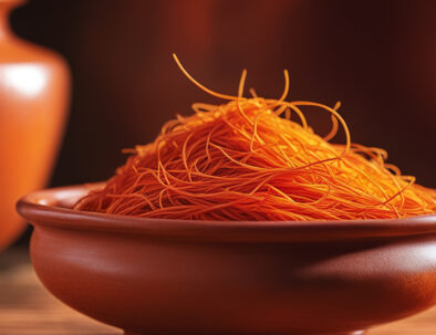 Moroccan Saffron in a bowl
