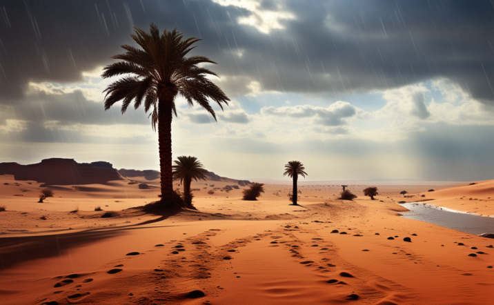 The climate of the Sahara Desert
