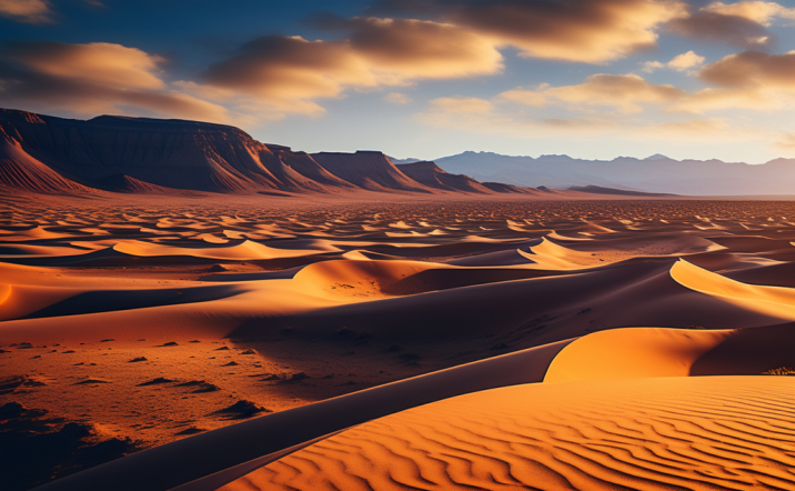 Sand dunes of Morocco desert