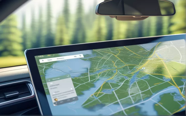 GPS navigation systems and offline maps